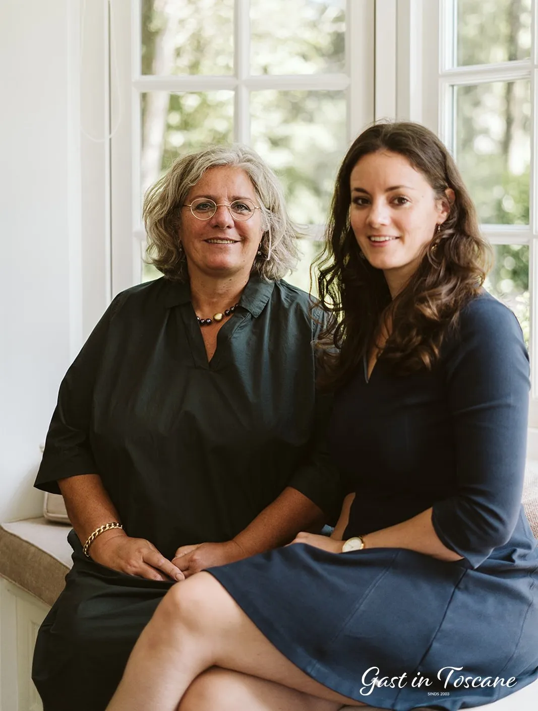 Elène en Addy van Zoest - Gast in Toscane